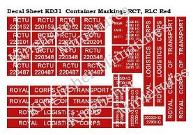 Container Markings RCT/RLC- Red